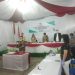 IKUT PROTAP KESEHATAN : Ketua KPU Haryanto Lasut memimpin pelantikan dua PPS di Aula KPU Tomohon. (foto/ist)