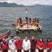 PELESTARIAN SENI BUDAYA : Peringatan Detik Proklamasi di Danau Tondano bersama Pengurus Insan Kolintang (Pingkan). (foto/ist)