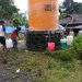 FASILITAS : Nampak salah satu Tong Air bersih yang buat oleh Dinas Perkim Tomohon untuk pemenuhan akan air bersih di Kelurahan Kinilow dan Kinilow Satu. (foto/ist)