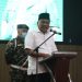 Gubernur Sulut Olly Dondokambey memberikan sambutan dalam pelantikan pimpinan GP Ansor. (foto/ist)