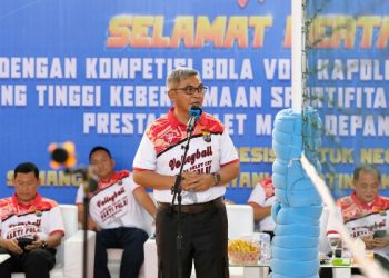 Meriahkan Hari Bhayangkara ke-77, 30 Tim Voli Bertarung Raih Piala Kapolda Sulut. (foto/ist)